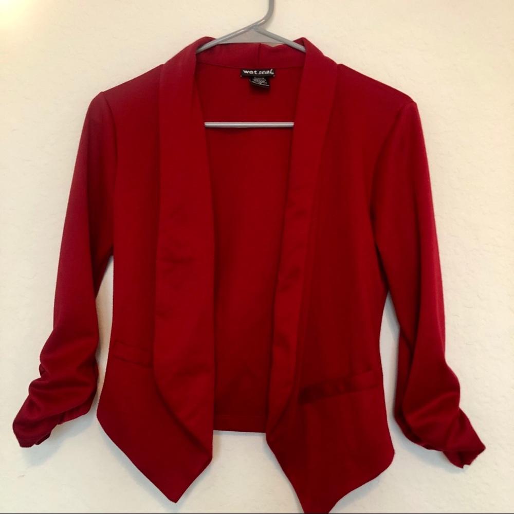 Red Blazer from Wet Seal